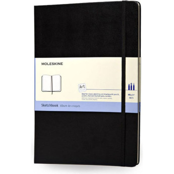 Блокнот для рисования MOLESKINE Classic Sketchbook Large, нелинованный, чёрный